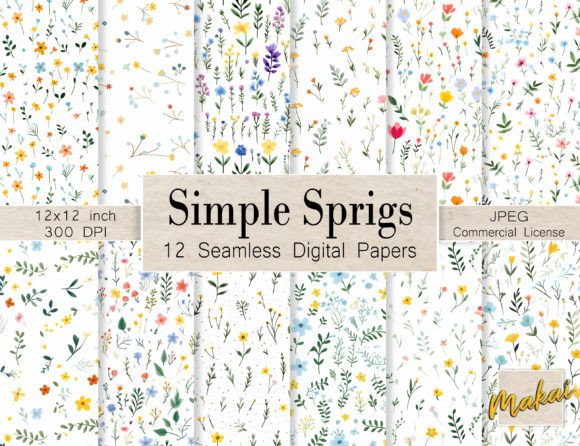 Minimalist Florals Seamless Patterns: A Strategic Tool for Creative and Professional Expression