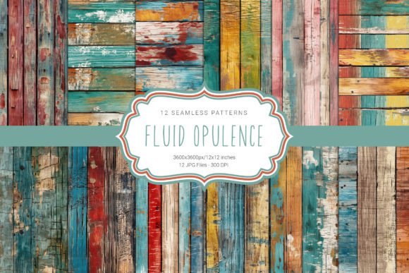 Painted Wood Seamless Patterns: A Versatile Design Resource