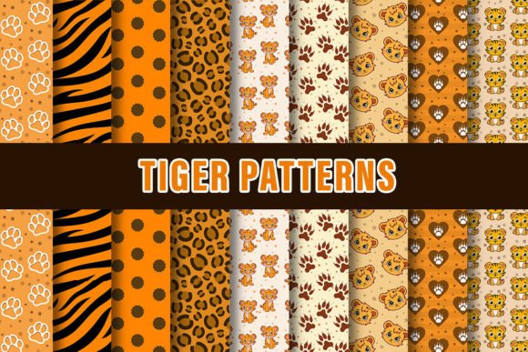 Tiger Digital Papers Patterns: Strategic Design for Versatile Creative Applications